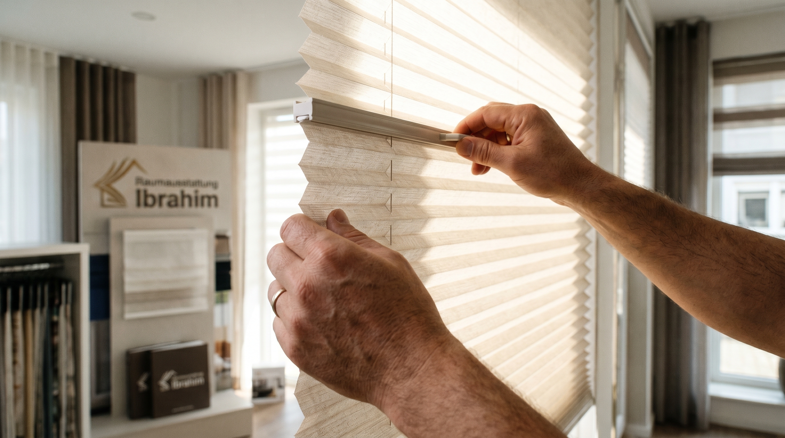 Im Showroom von Raumausstattung Ibrahim